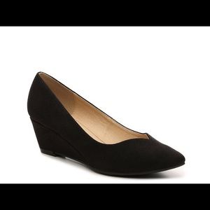 Chinese laundry tiara pt sweetheart wedge sz 9.5W